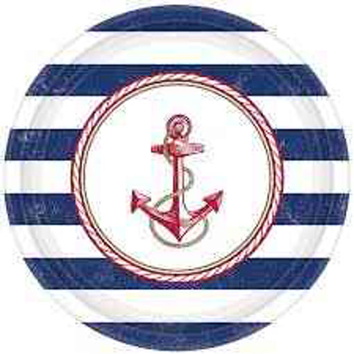 Picture of ANCHORS AWEIGH PAPER PLATES
